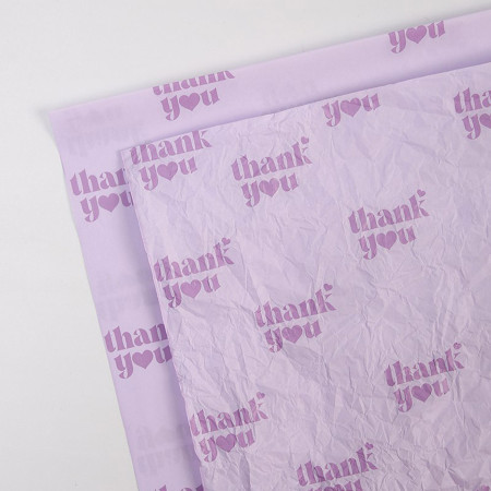 Бумага Тишью "Thank You" (20л.) - #033 Лиловый